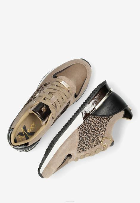 taupe 42PB360 sievietes Mexx sneaker fleur