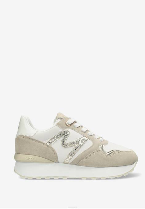 zelts 42PB232 sievietes Mexx sneaker juju spark off white/sand