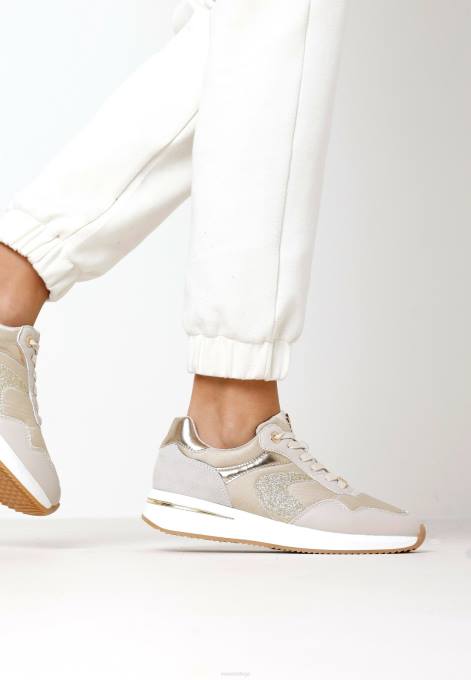 zelts 42PB337 sievietes Mexx sneaker lavana smiltis