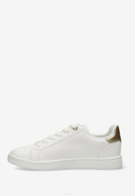 zelts 42PB354 sievietes Mexx sneaker glib balta