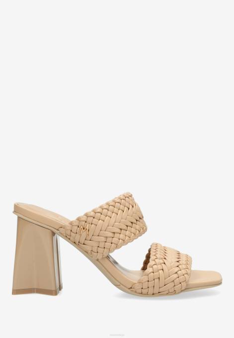 bēšs 42PB239 sievietes Mexx papēžu sandales lilah camel