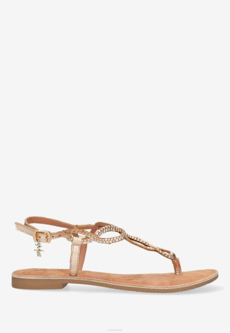 rozā 42PB277 sievietes Mexx sandales jolene rosegold