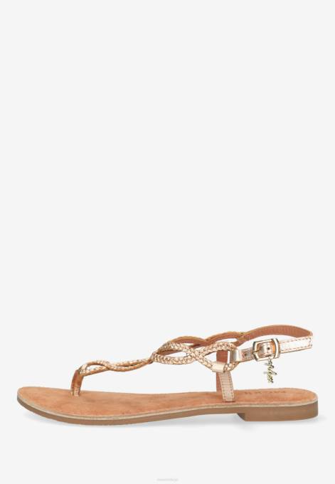 rozā 42PB277 sievietes Mexx sandales jolene rosegold
