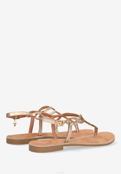 rozā 42PB277 sievietes Mexx sandales jolene rosegold
