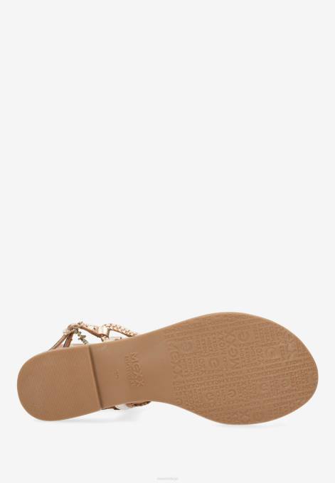 rozā 42PB277 sievietes Mexx sandales jolene rosegold