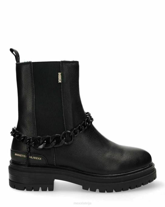 schwarz 42PB394 sievietes Mexx potītes zābaks hyun black