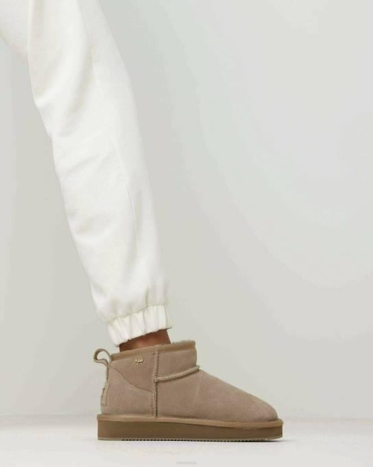 taupe 42PB367 sievietes Mexx mājas apavu kimo