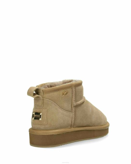 taupe 42PB367 sievietes Mexx mājas apavu kimo