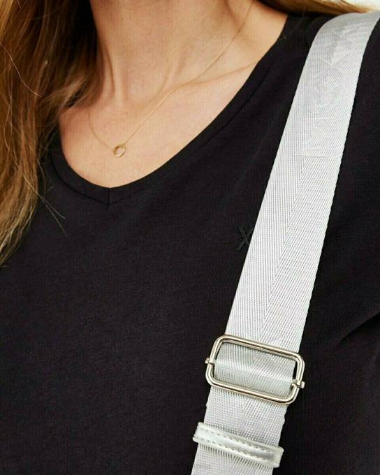 Sudrabs 42PB424 sievietes Mexx crossbody soma