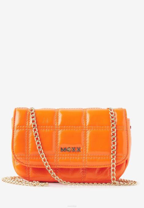apelsīns 42PB416 sievietes Mexx stepēta crossbody soma neona