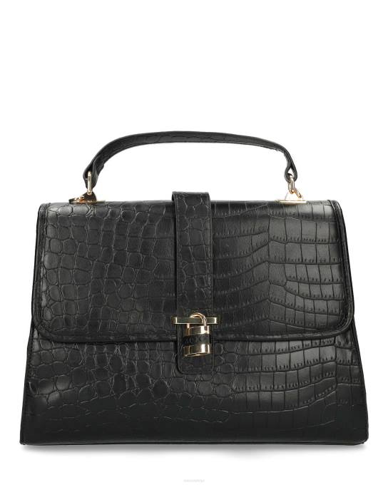 melns 42PB427 sievietes Mexx croco klēpjdatora soma
