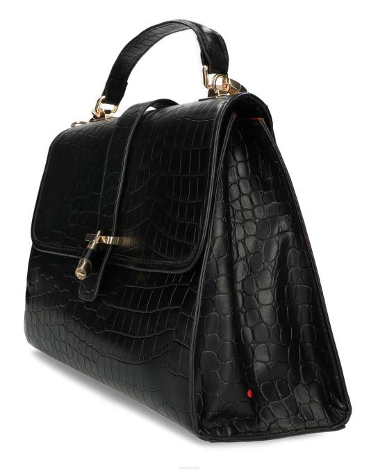 melns 42PB427 sievietes Mexx croco klēpjdatora soma