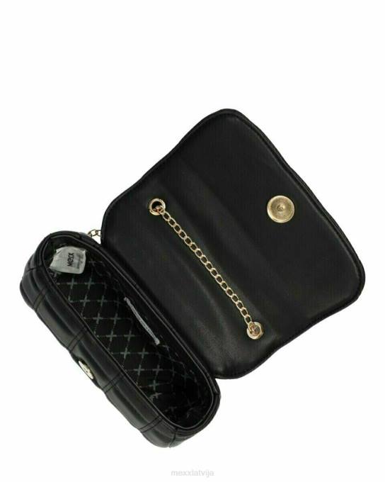 schwarz 42PB425 sievietes Mexx stepēta crossbody soma melna