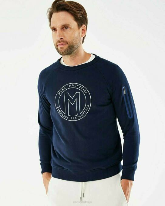 zils 42PB726 vīriešiem Mexx crewneck džemperis navy