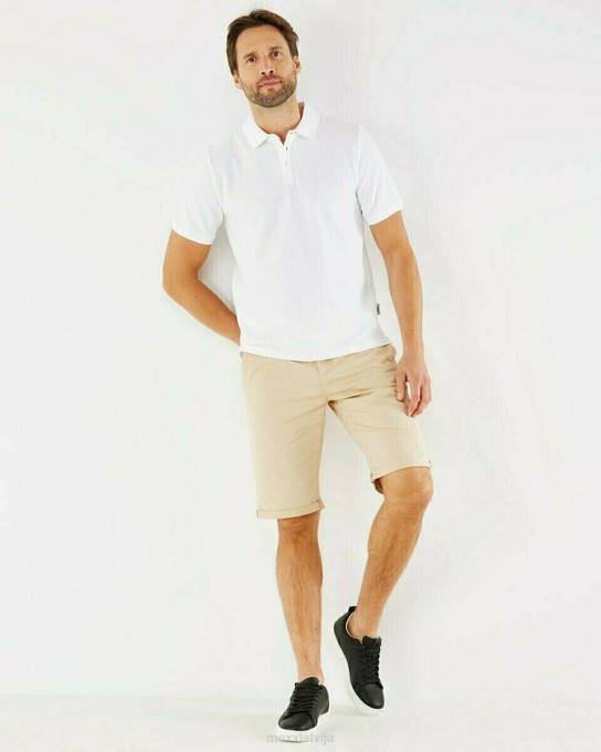 balts 42PB588 vīriešiem Mexx pique polo