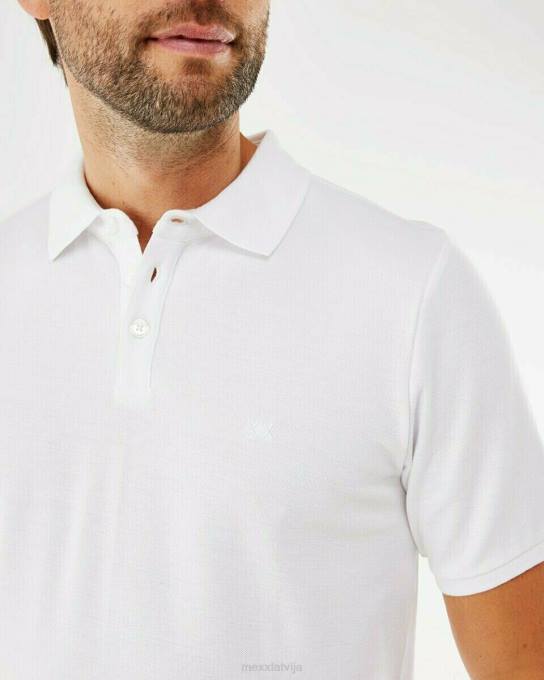 balts 42PB588 vīriešiem Mexx pique polo