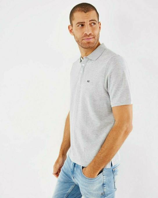 pelēks 42PB584 vīriešiem Mexx pique polo