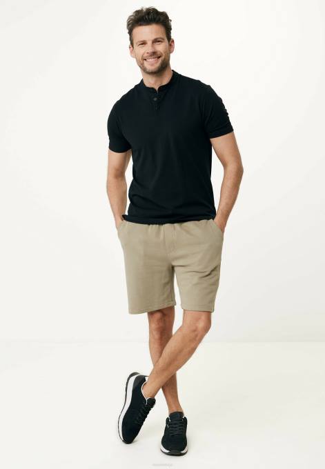 schwarz 42PB487 vīriešiem Mexx polo mao apkakle melna