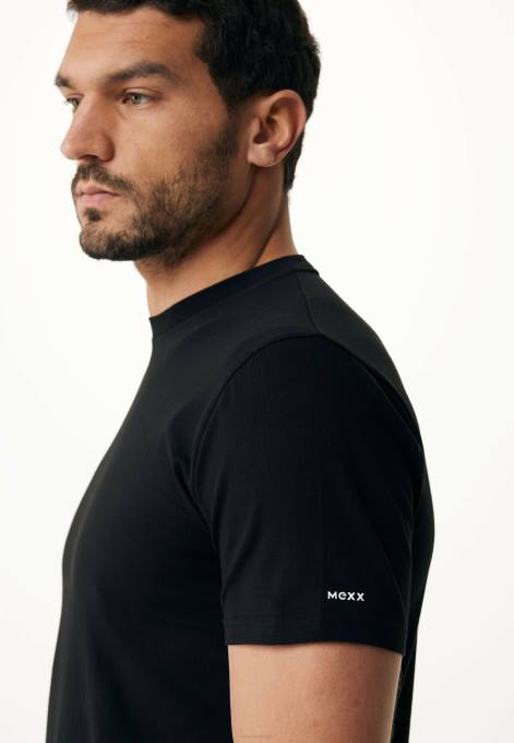schwarz 42PB558 vīriešiem Mexx Oliver T-krekls melns