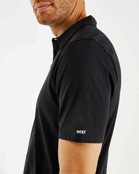 schwarz 42PB560 vīriešiem Mexx krekls polo melns