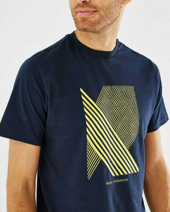 zils 42PB587 vīriešiem Mexx t-krekls crewneck navy