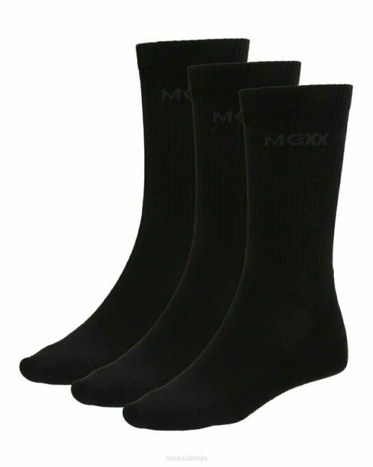 schwarz 42PB609 vīriešiem Mexx sporta zeķes melnas