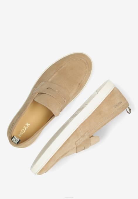 bēšs 42PB664 vīriešiem Mexx mocassin lennon smiltis
